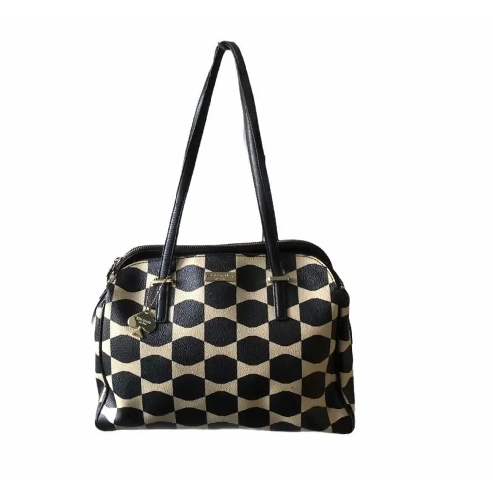 Kate Spade Black/Cream Satchel